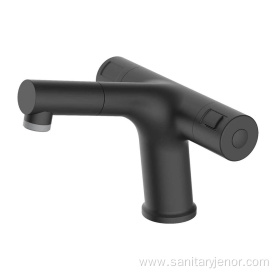 Modern Bathroom Spray Pull Down Basin Faucet